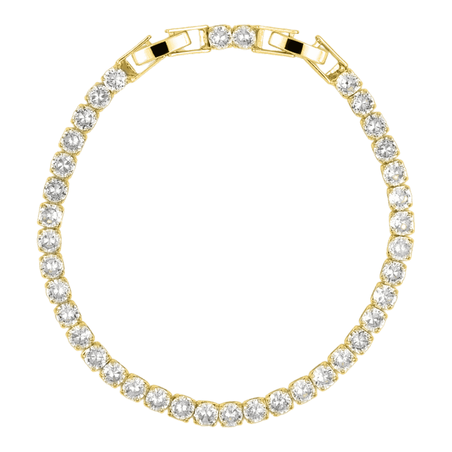 Saini Tennis Armband 14K Vergoldet