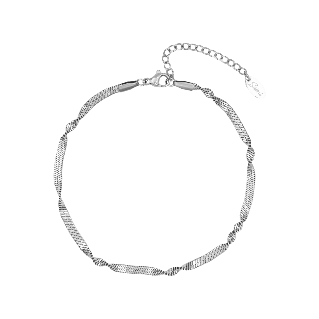 Twisted Simple Armband 18K Vergoldet