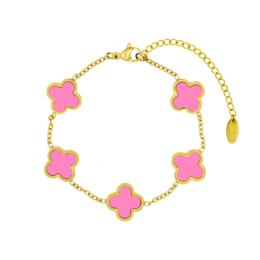 Rose Classic Clover Armband 18K Vergoldet