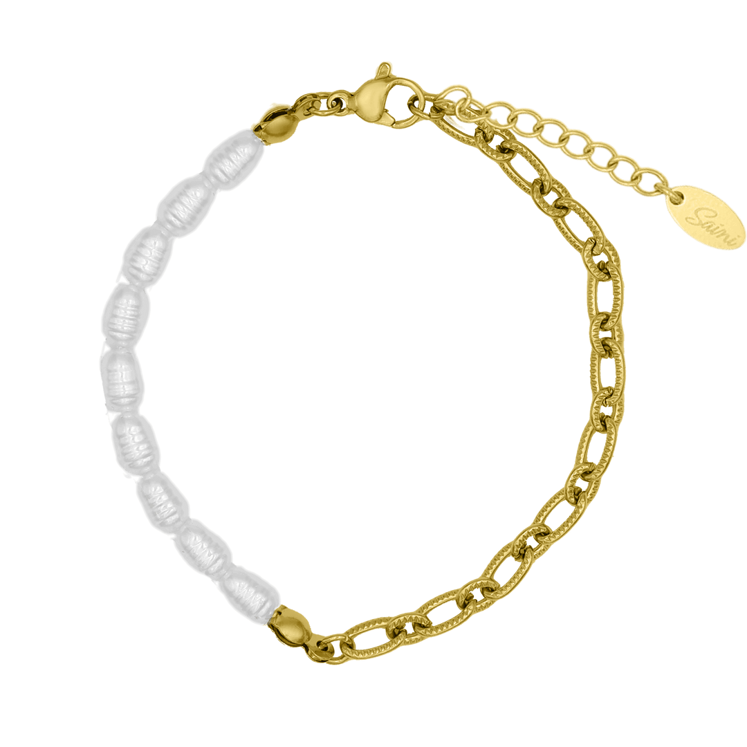 Elegant Pearl Armband 14K Vergoldet