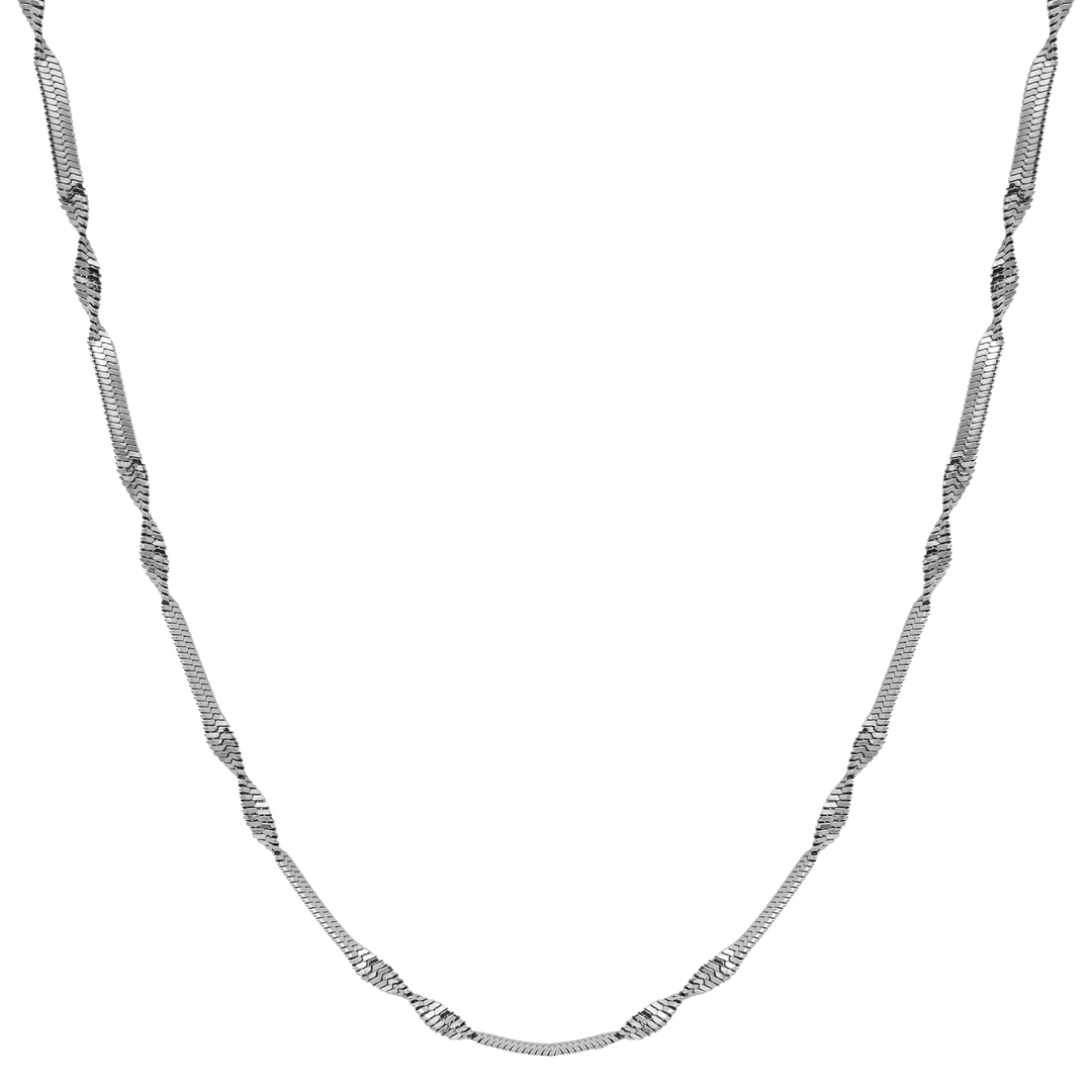 Twisted Simple Kette 18K Vergoldet