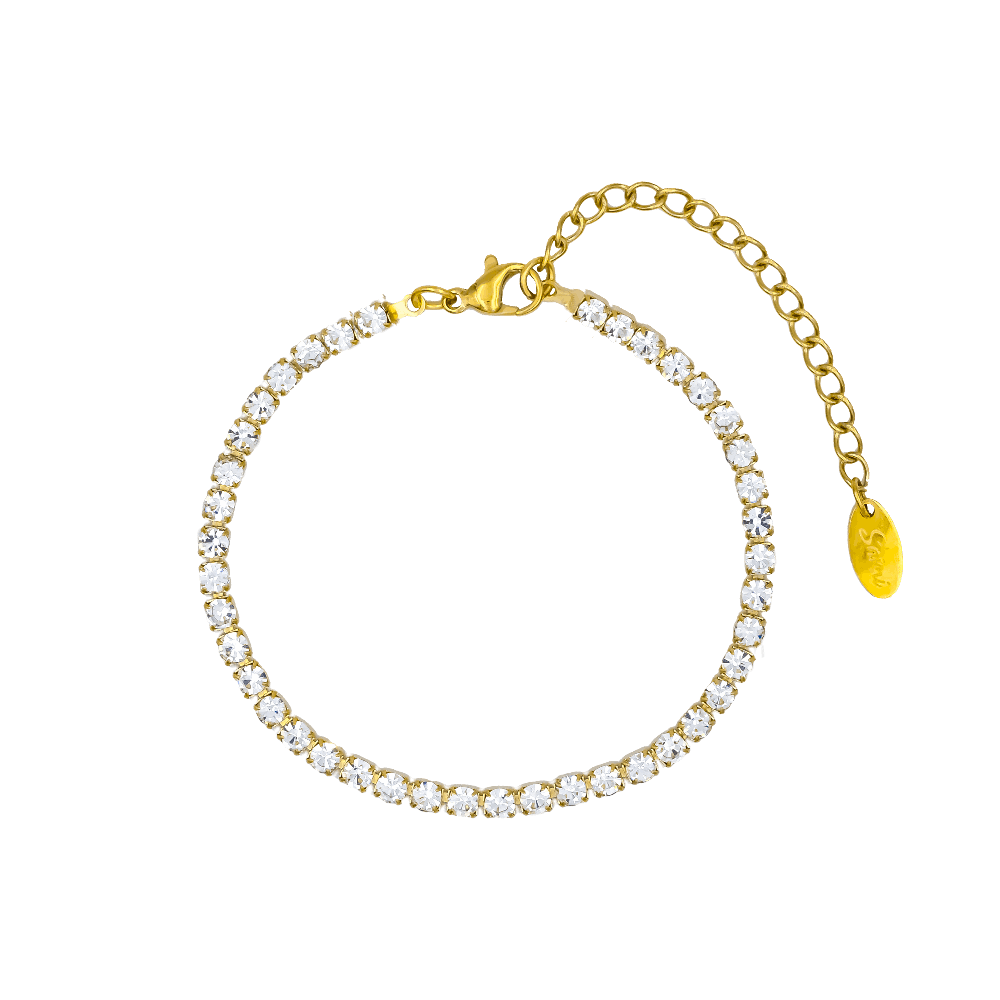 Tennis Armband 18K Vergoldet