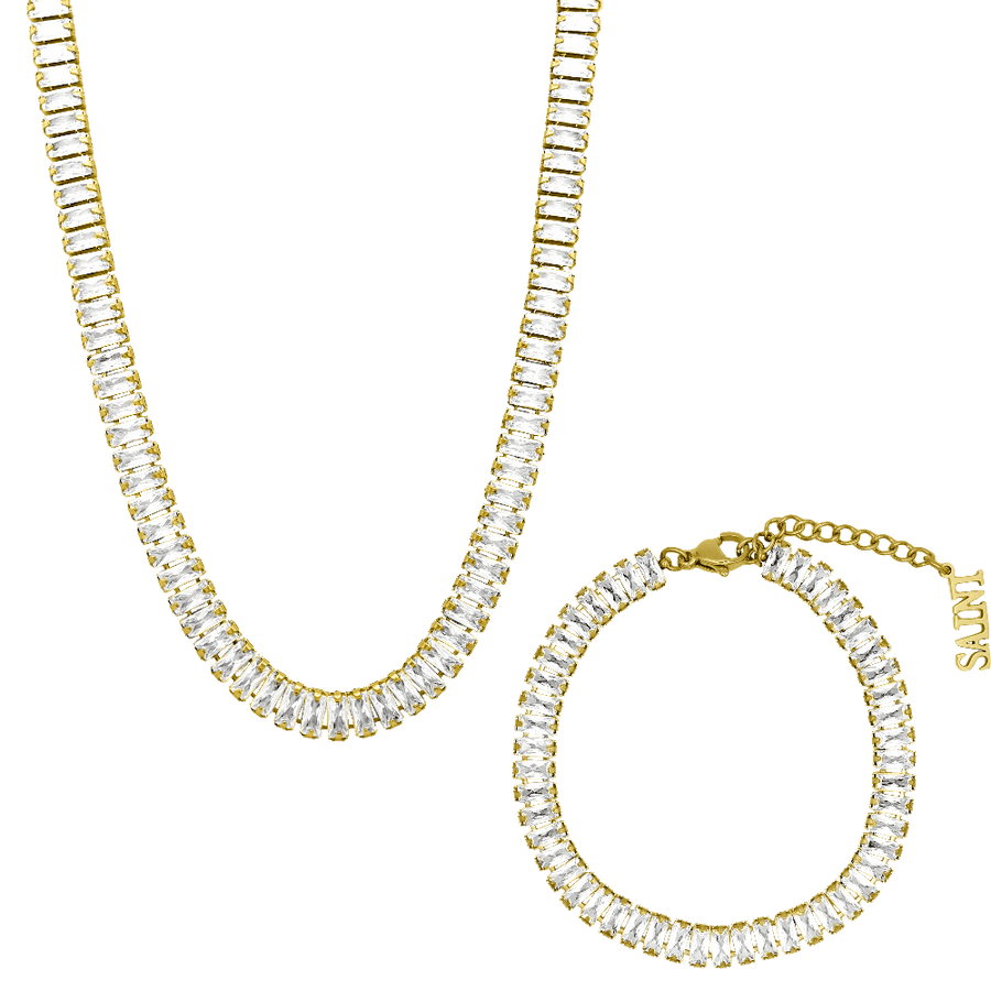 Princess Icy Set 18K Vergoldet