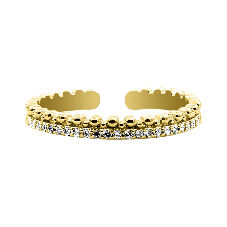 Tiny Princess Ring 18K Vergoldet