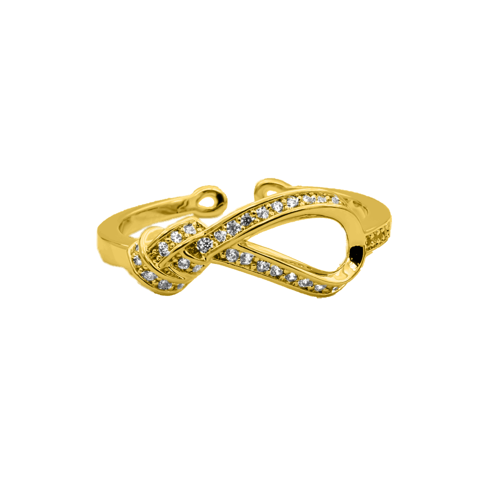 Bow Ring 18K Vergoldet