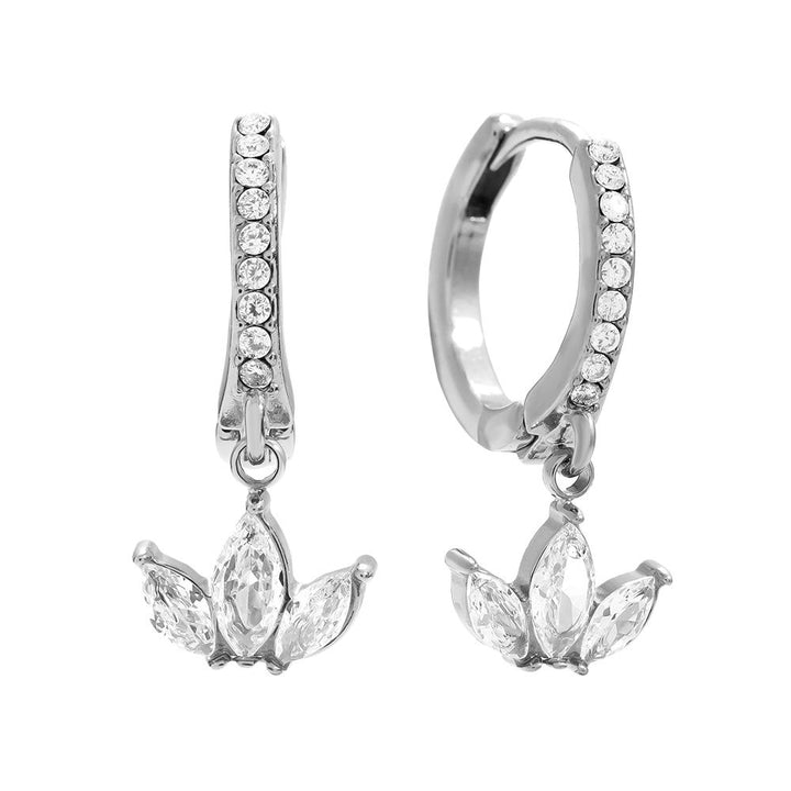 Princess Crown Ohrringe 14K Vergoldet