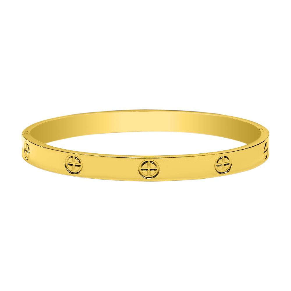 Element Love Armreif 18K Vergoldet