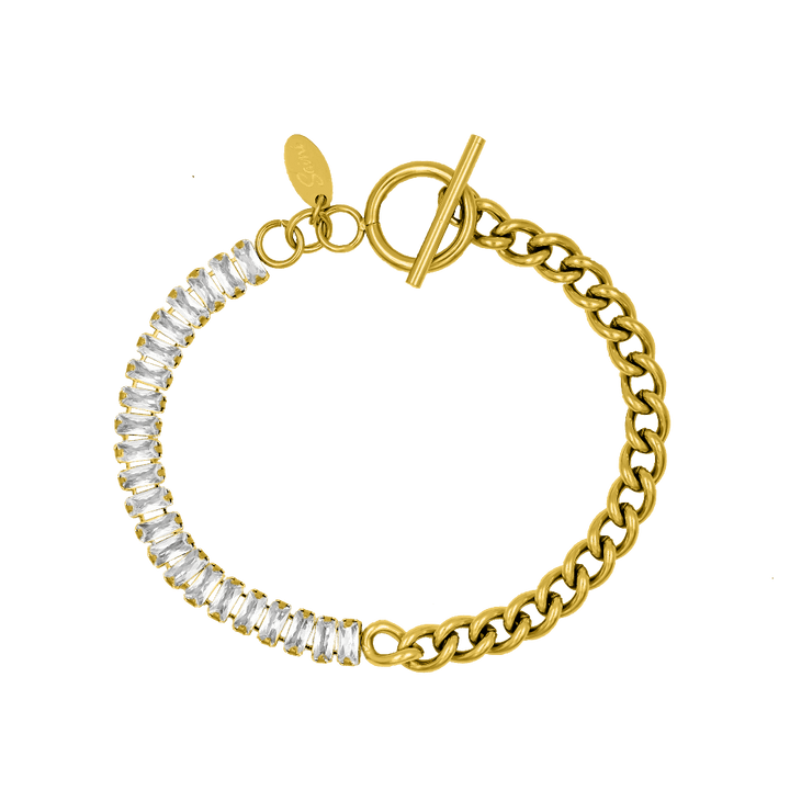 Prestige Armband T-Bar 14K Vergoldet