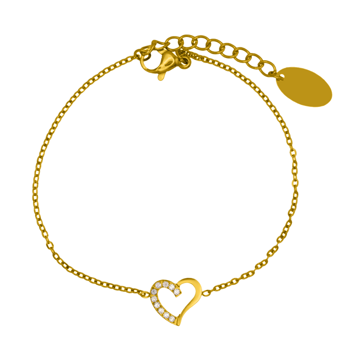 Precious Heart Armband 18K Vergoldet - Saini Jewelry