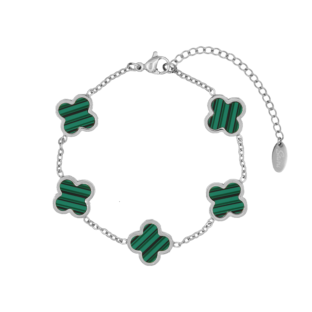 Green Classic Clover Armband 18K Vergoldet