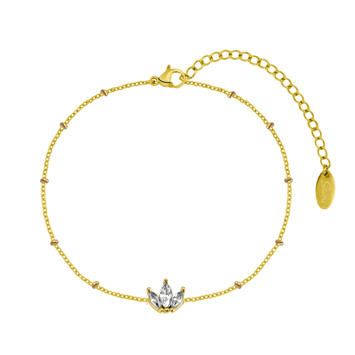 Princess Crown Armband 14K Vergoldet