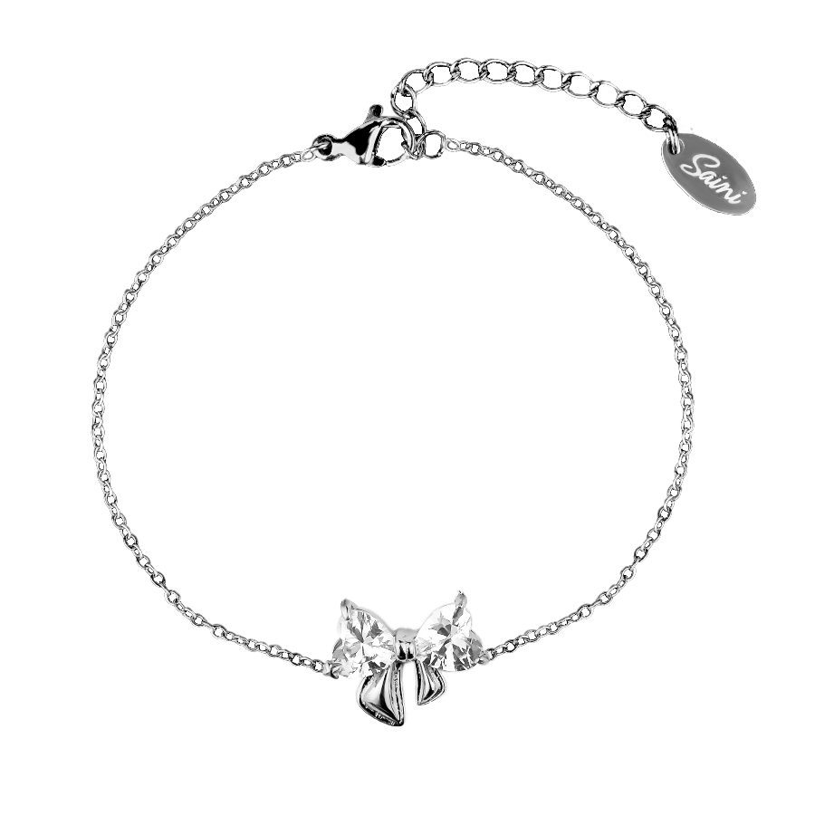 Heart Ribbon Armband 14K Vergoldet