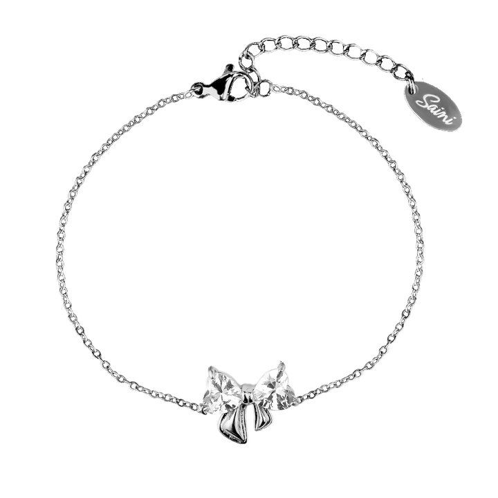 Heart Ribbon Armband 14K Vergoldet
