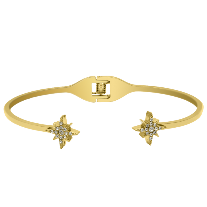 Shining Star Armreifen 18K Vergoldet - Saini Jewelry