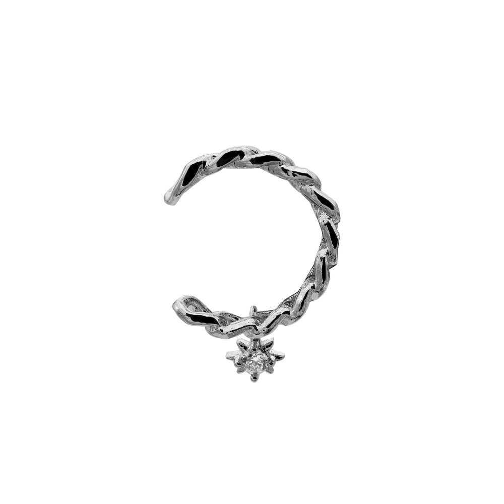 Star Chain Earcuff 14K Vergoldet