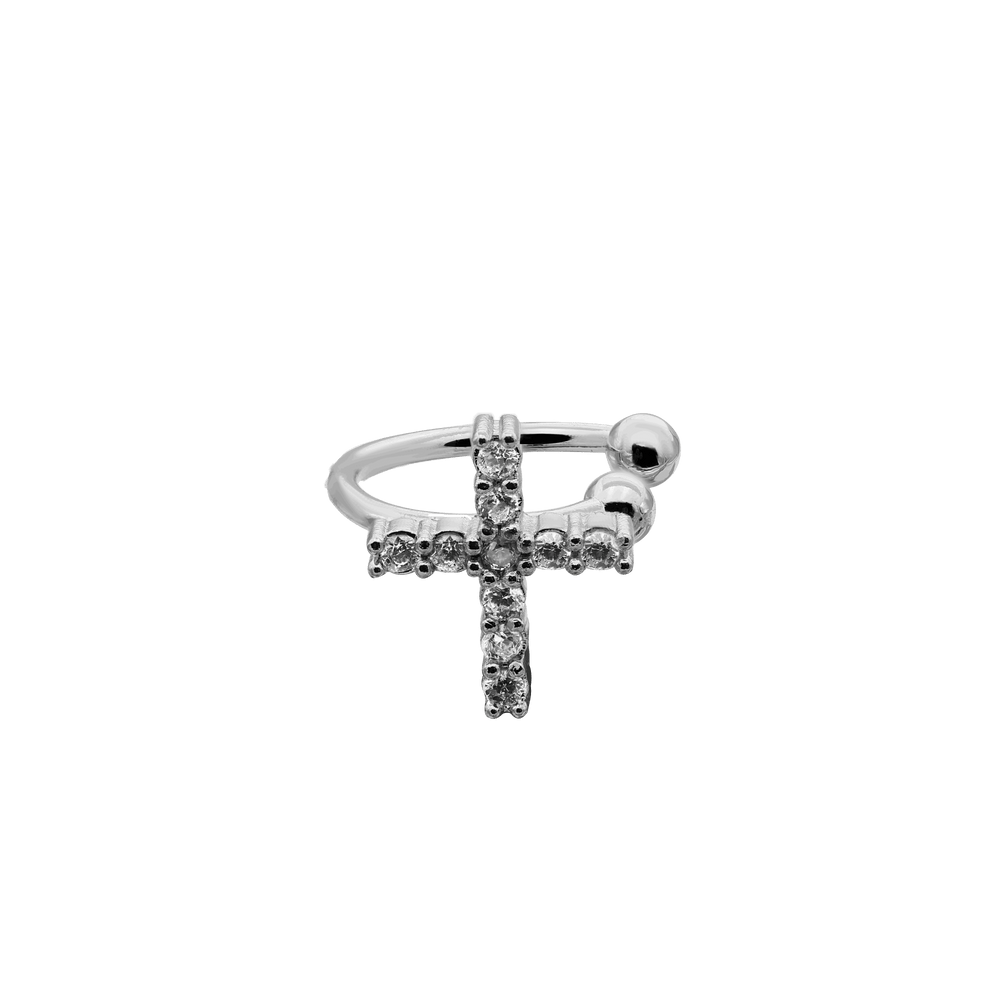 Glam Cross Earcuff 14K Vergoldet
