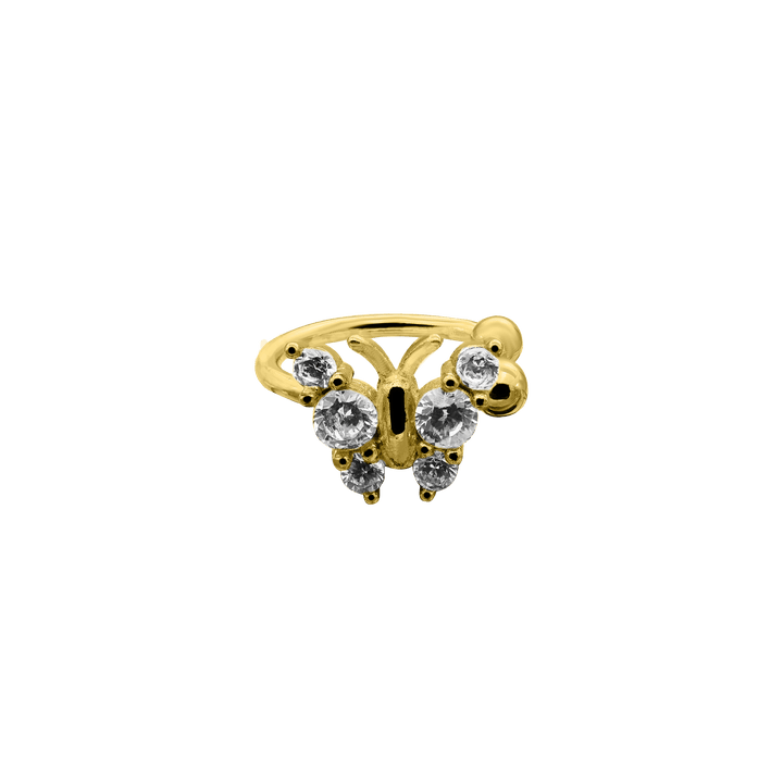Butterfly Earcuff 14K Vergoldet