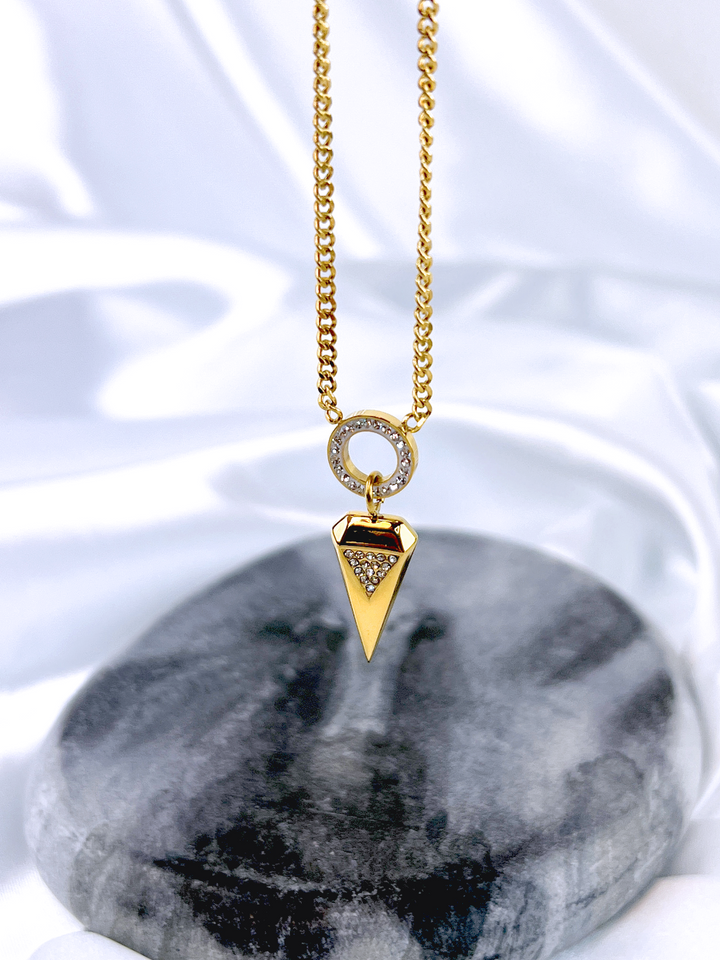 Pyramid Kette 18K Vergoldet - Saini Jewelry