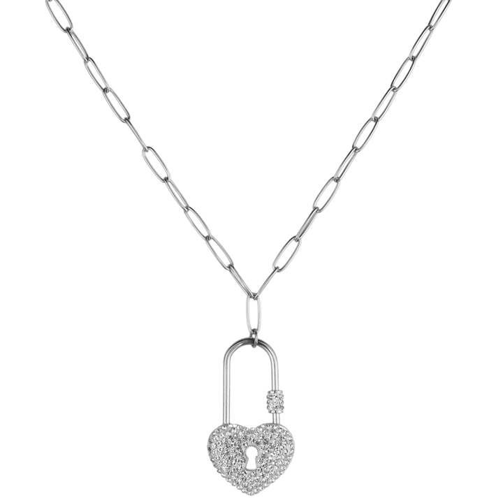 Heart Lock Kette 18K Vergoldet - Saini Jewelry