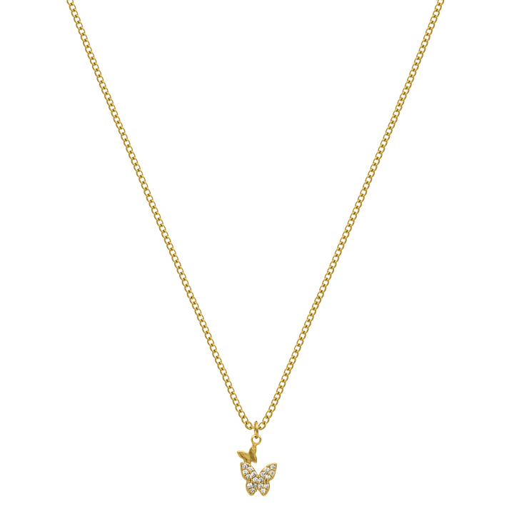 Mini Butterfly Kette 14K Vergoldet