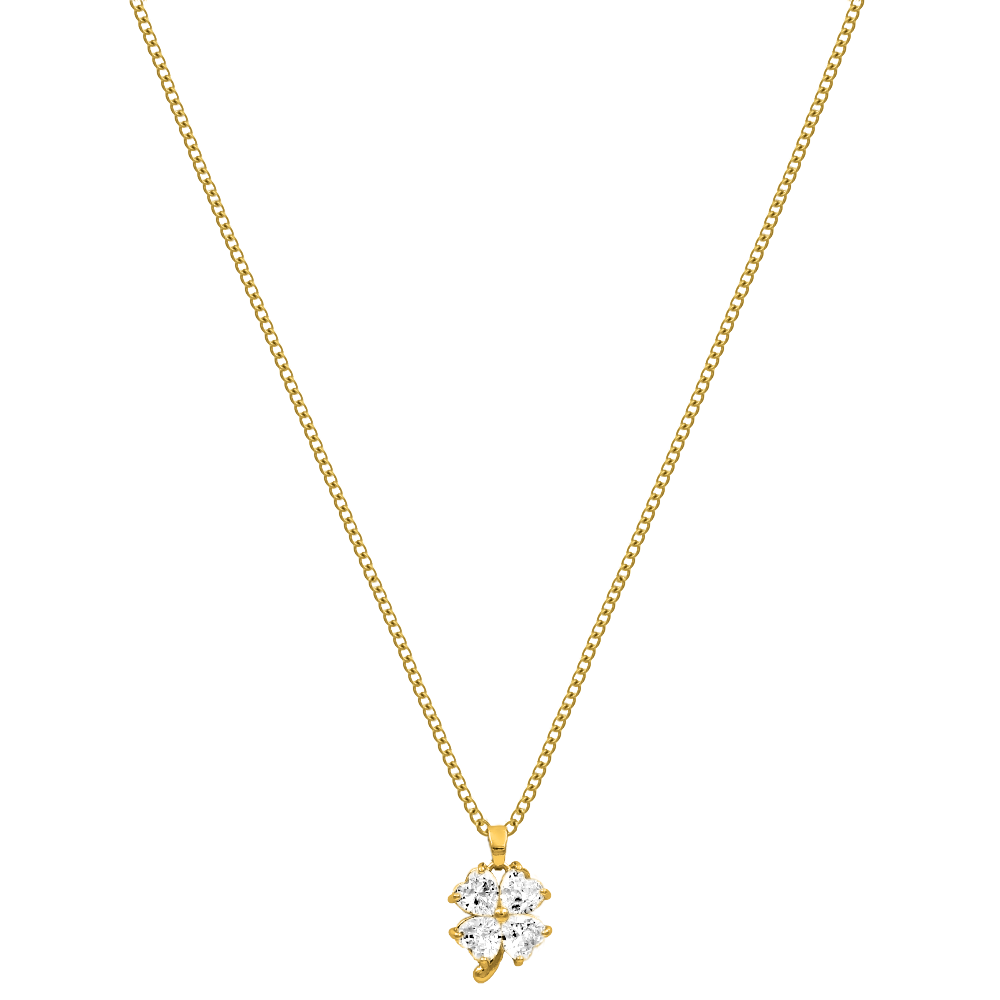 Sweet Flower Kette 14K Vergoldet