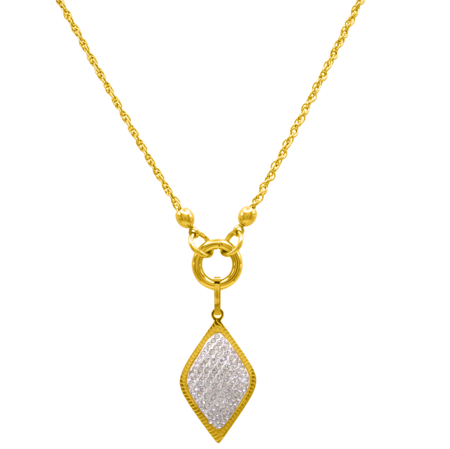 Lavis Rhombus Kette 18K Vergoldet - Saini Jewelry