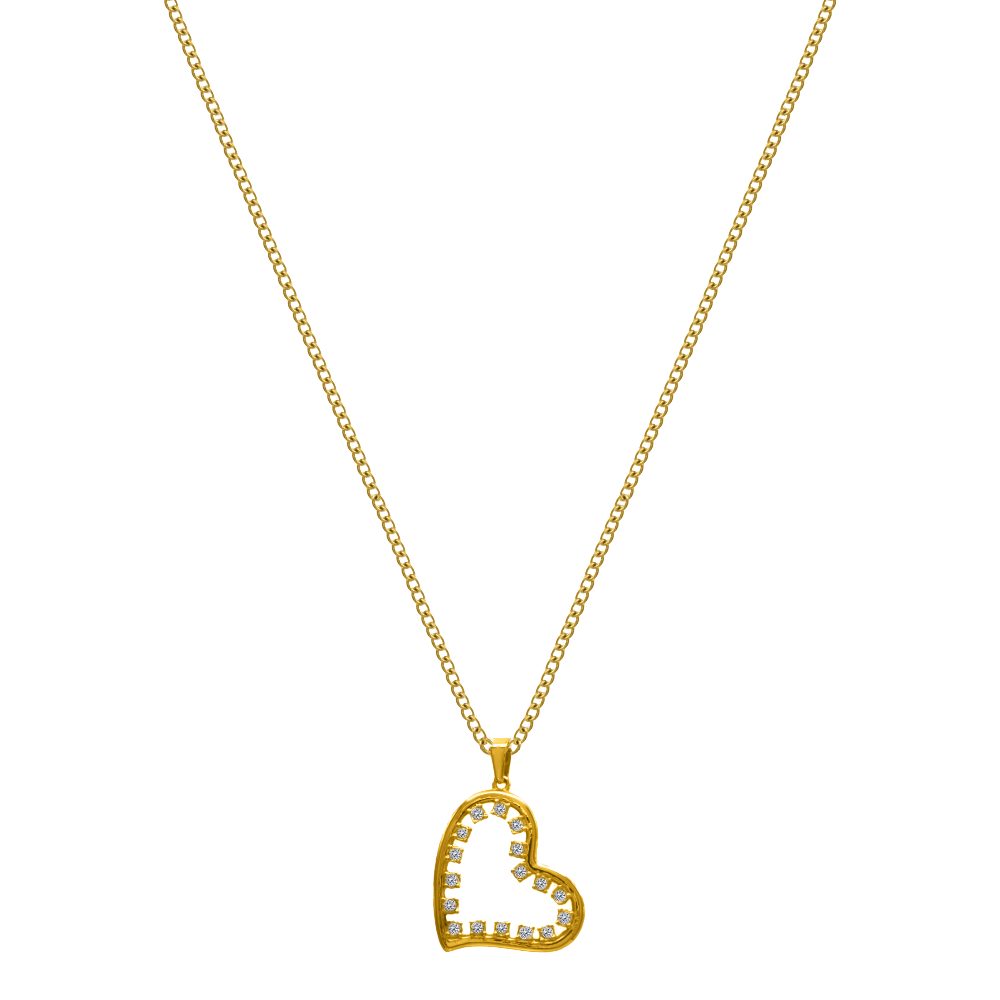 Big Heart Large Kette 18K Vergoldet