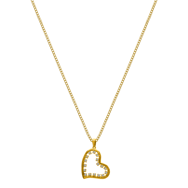 Big Heart Large Kette 18K Vergoldet