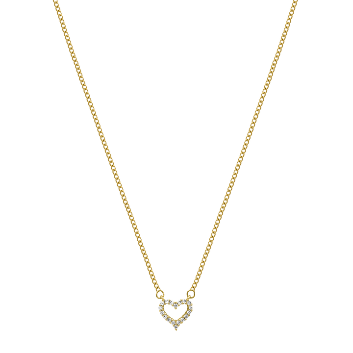 Cupido Heart Kette 14K Vergoldet