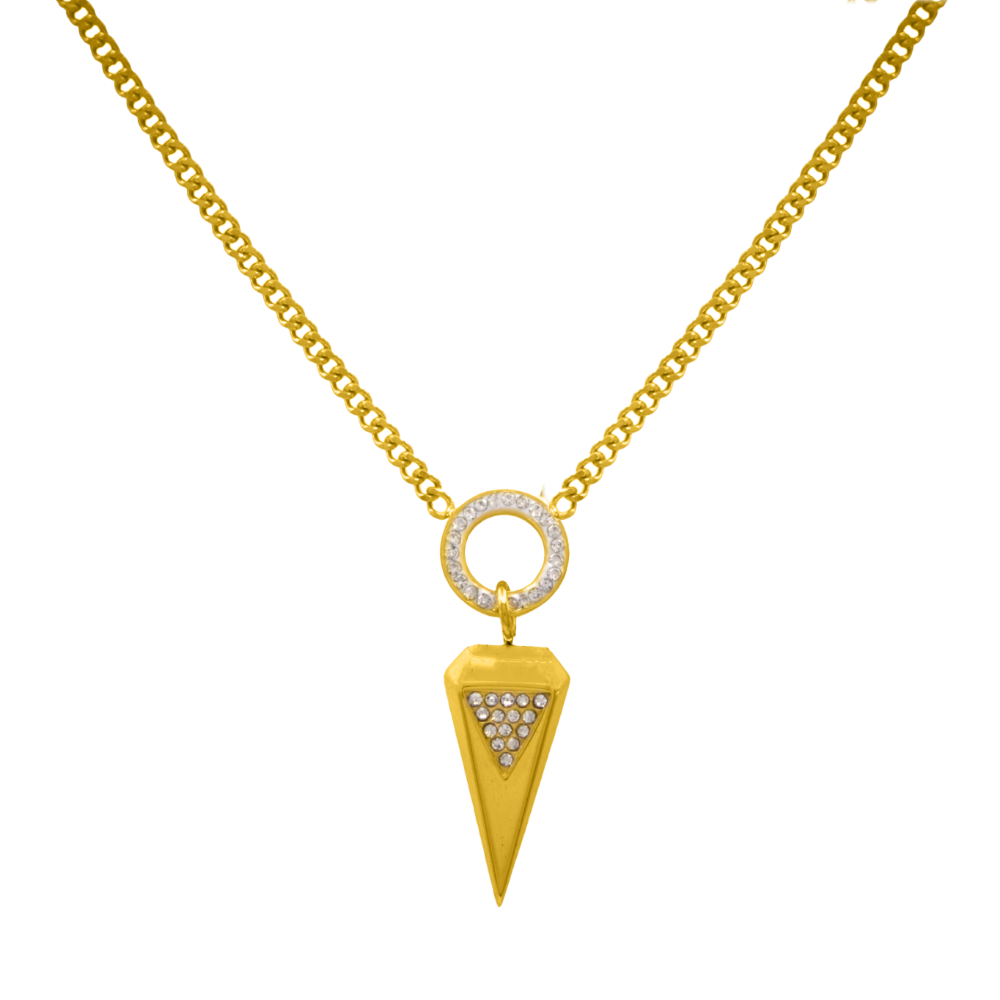 Pyramid Kette 18K Vergoldet