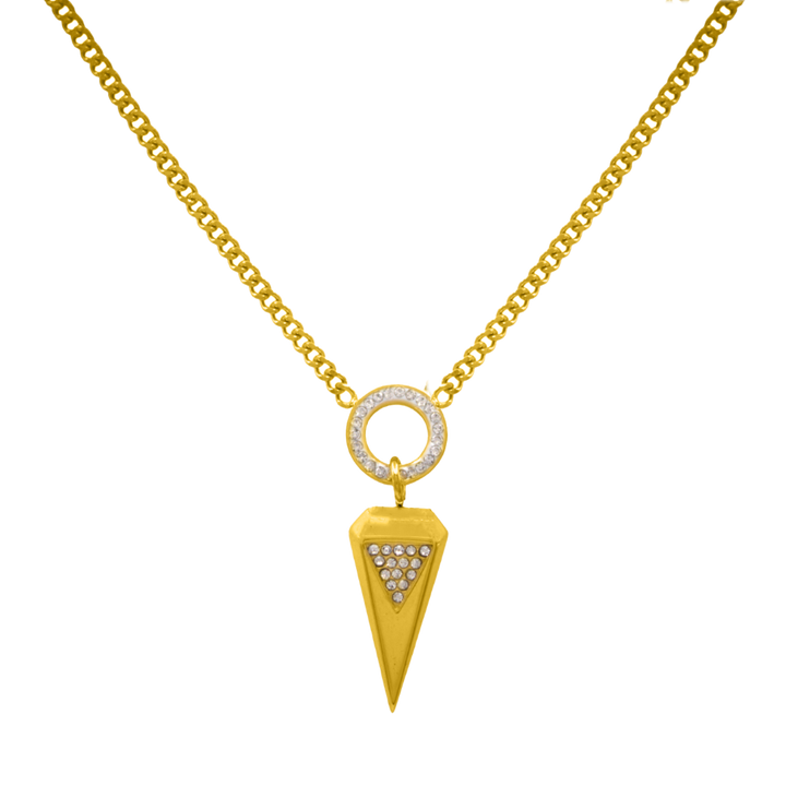 Pyramid Kette 18K Vergoldet