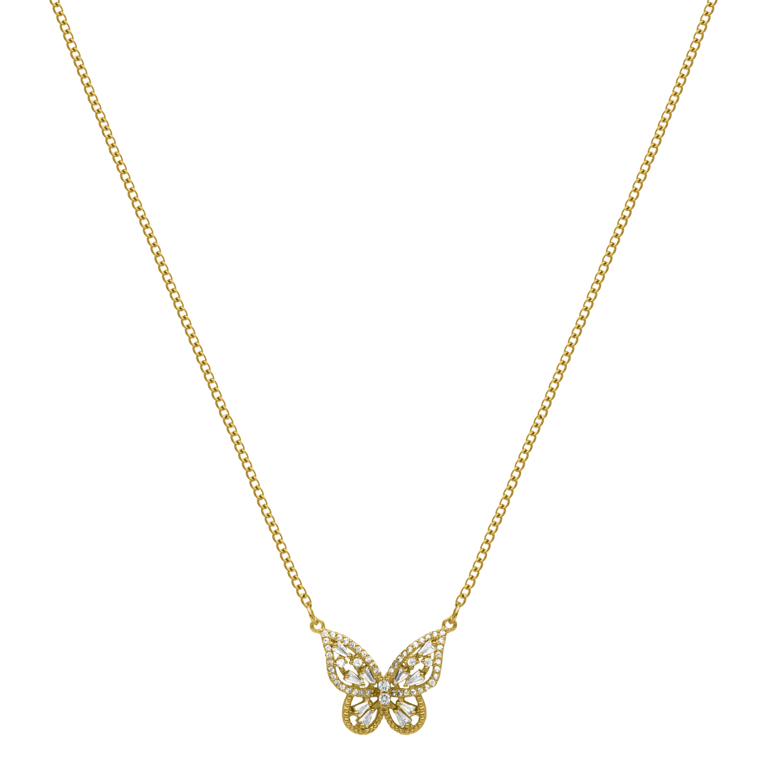 Fabulous Dream Butterfly Kette 14K Vergoldet