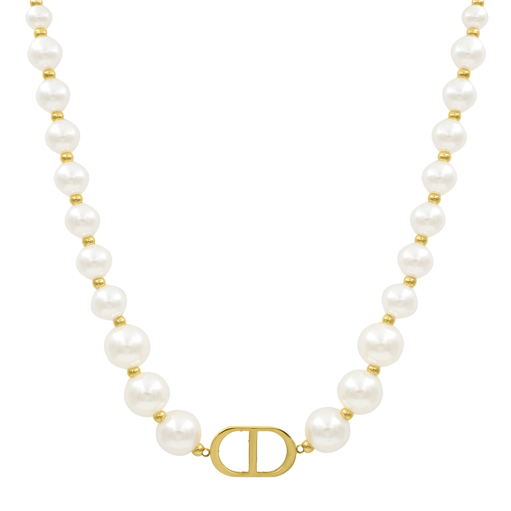 Recognition Pearl Kette 18K Vergoldet