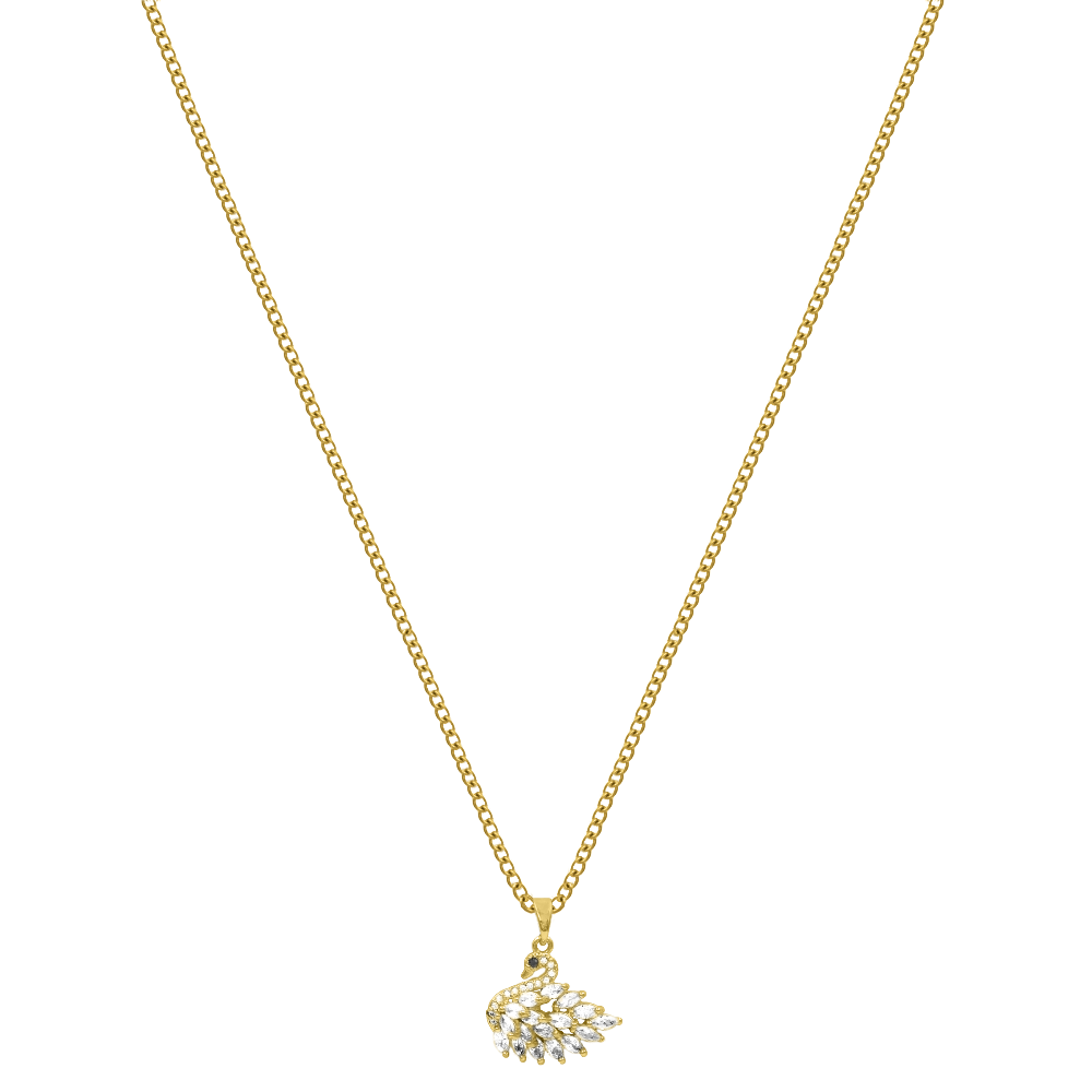 Mighty Swan Kette 14K Vergoldet