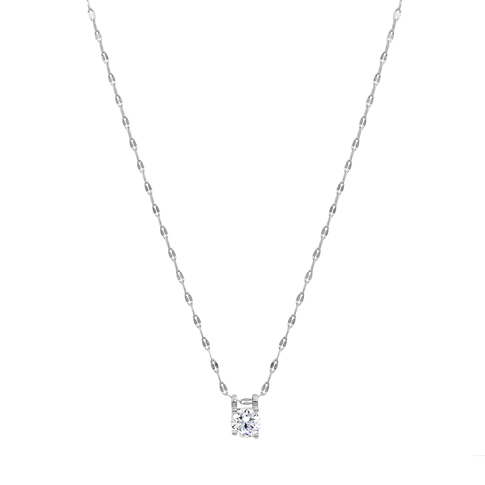 Pretty Crystal Kette 14K Vergoldet