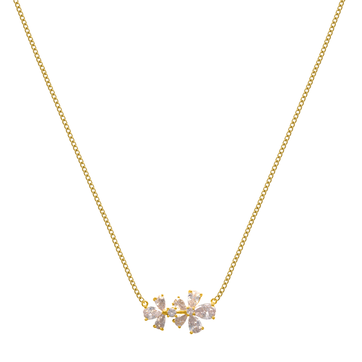 Flower Kette 14K Vergoldet