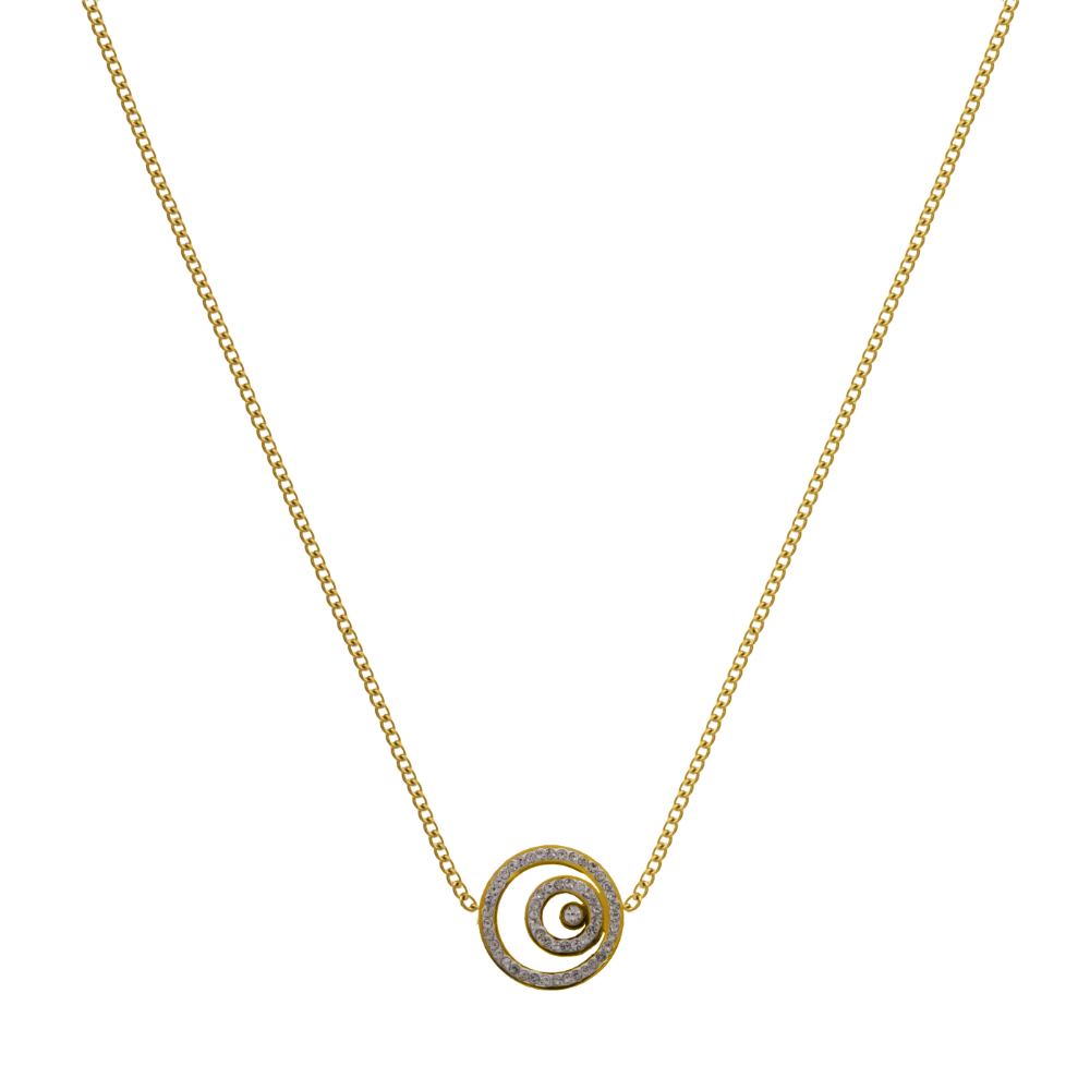 Neverending Circle Kette 14K Vergoldet