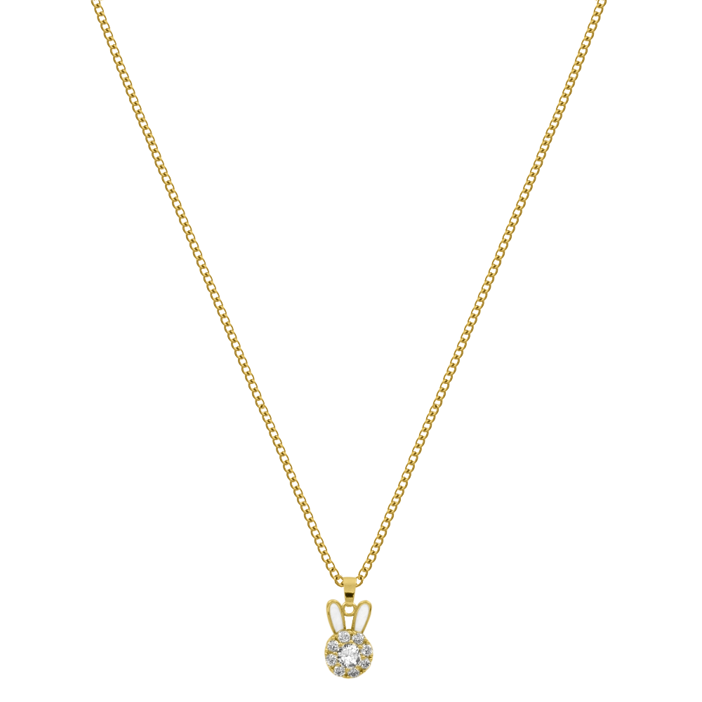 Sweet Bunny Kette 14K Vergoldet