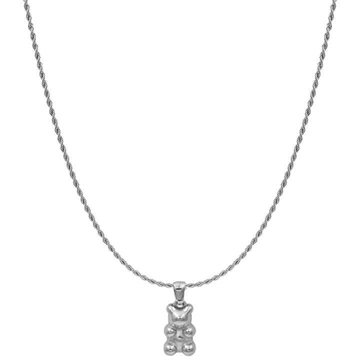 Cute Twisted Bear Kette 14K Vergoldet