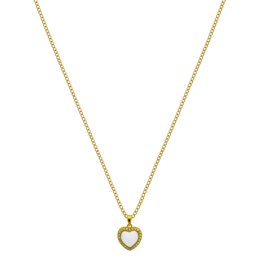 Precious Heart Kette 14K Vergoldet