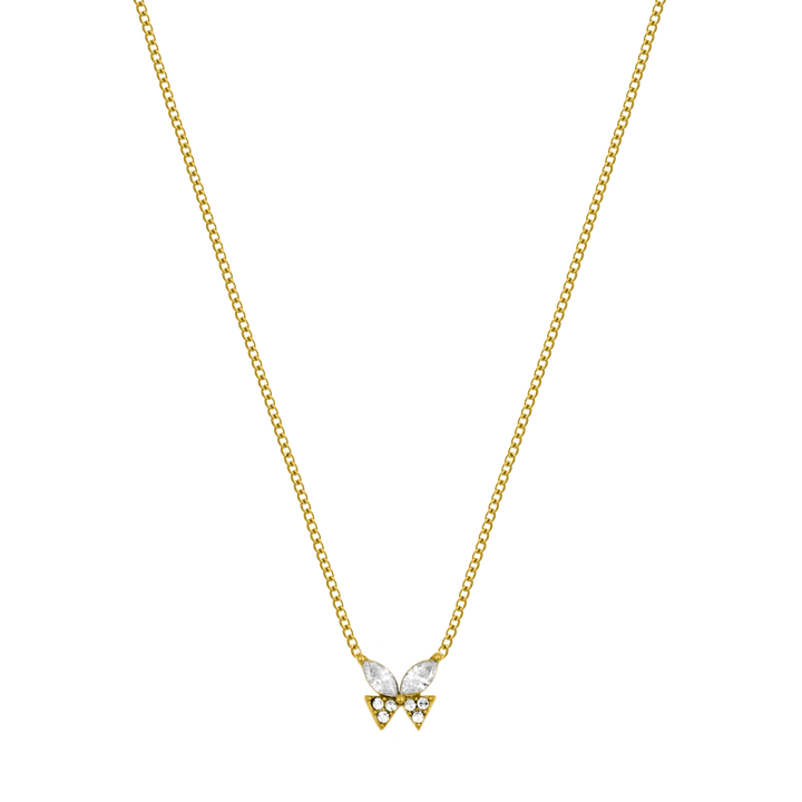 Pretty Butterfly Kette 14K Vergoldet