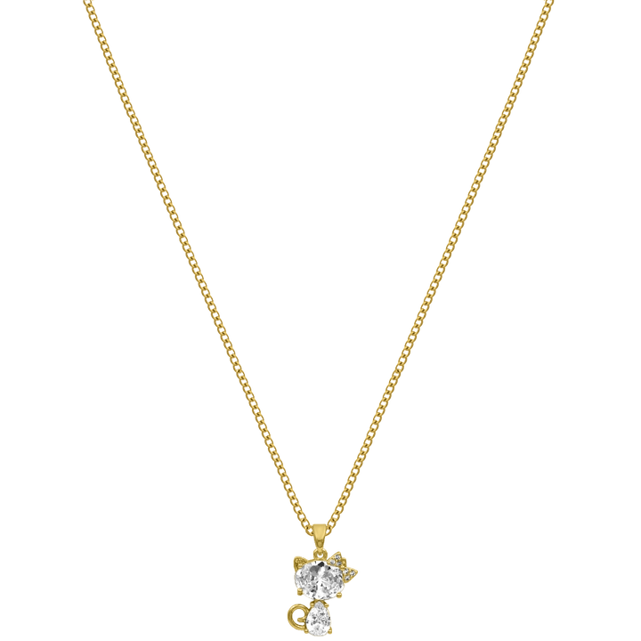 Sweet Cat Kette 14K Vergoldet