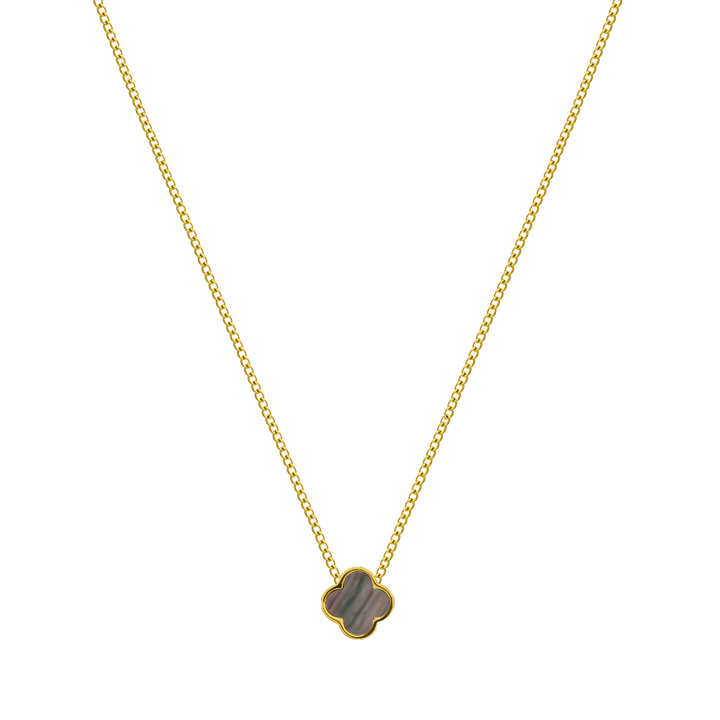 Grey Cosmos Classic Clover Kette 2.0 18K Vergoldet