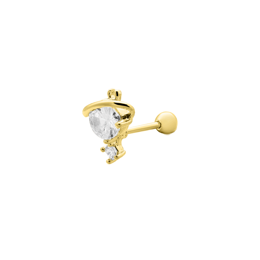 Victorious Ohr Piercing 14K Vergoldet