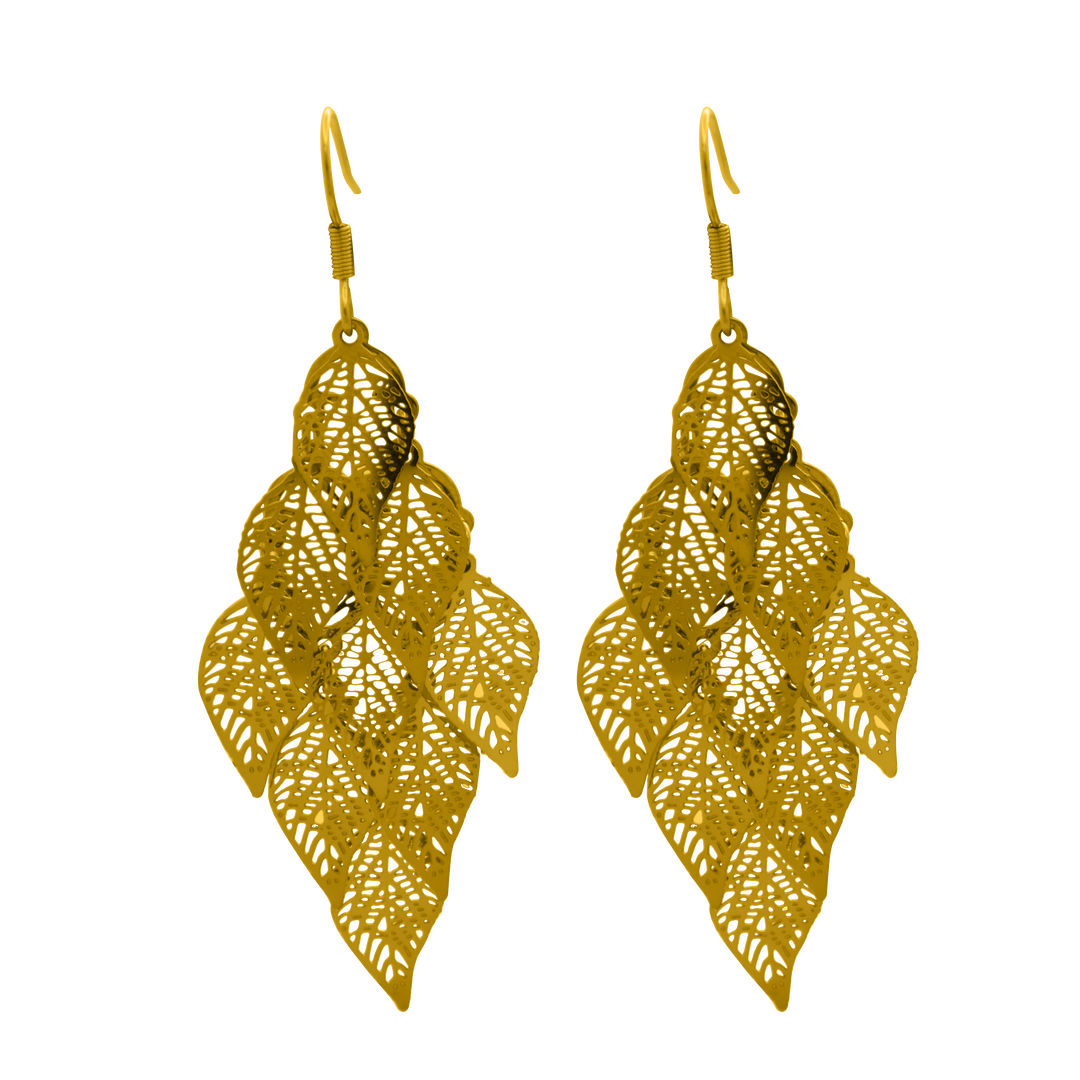 Leaf Large Ohrring - Saini Jewelry