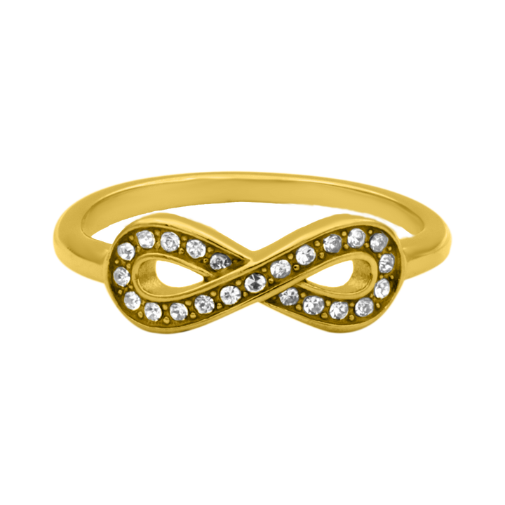 Infinity Sign Ring 14K Vergoldet