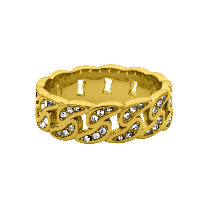 Deluxe Stone Ring 14K Vergoldet