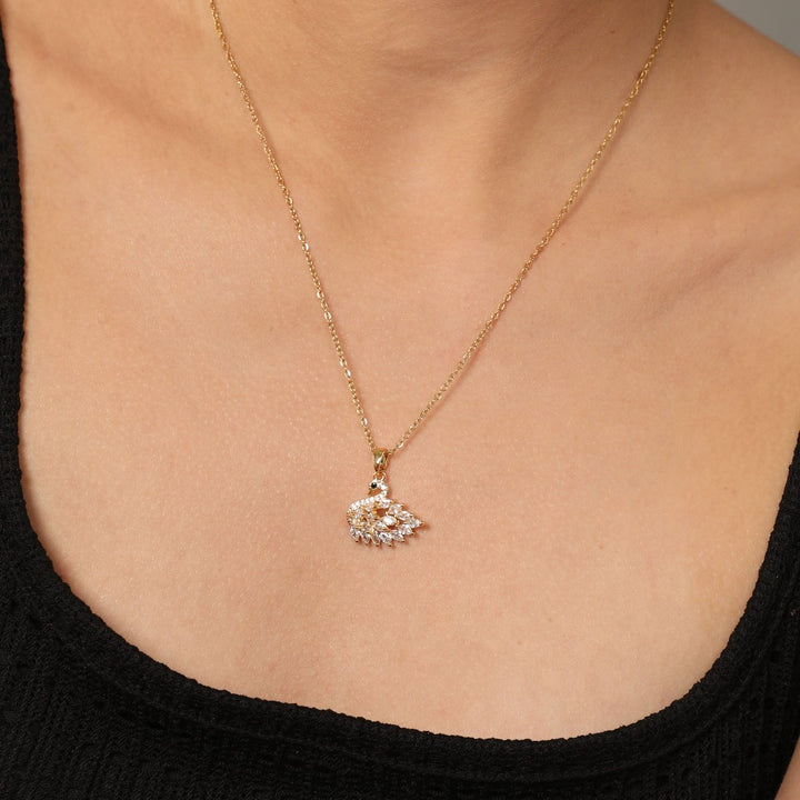 Mighty Swan Kette 14K Vergoldet