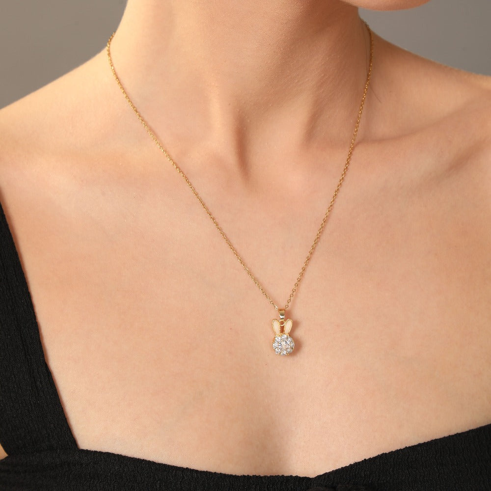 Sweet Bunny Kette 14K Vergoldet